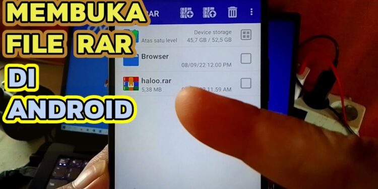 Cara Buka Rar di HP Android dengan Mudah